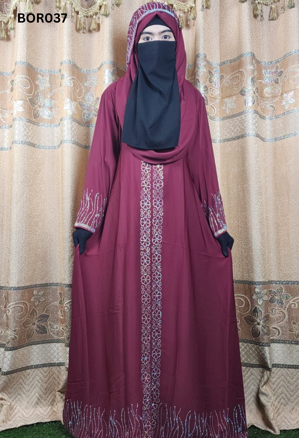 এমসি স্টোন লতা ডিজাইন - BOR037